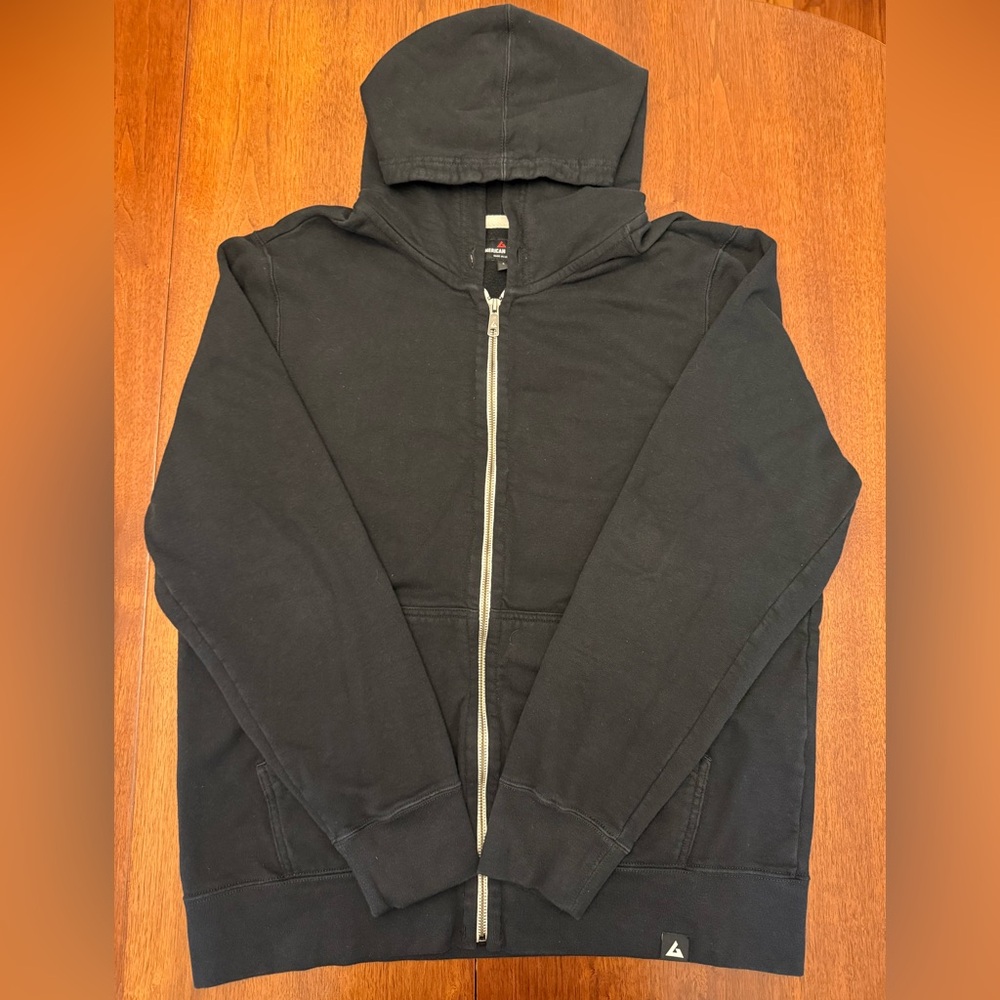 American Giant Men’s Black Hoodie